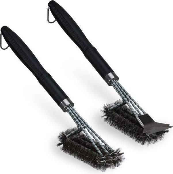 Grillborste Rostfritt Stål Set Om 2