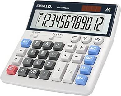 Desktop Calculator Extra Large LCD Display