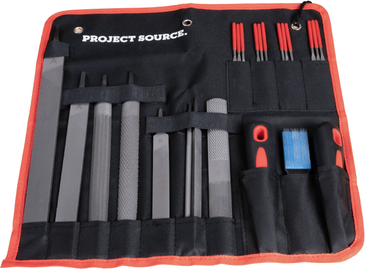 Project Source 9-in Multi-cut Coarse Tooth Set Flat Half Round Knife Round Square Triangle File 63234 Rasp