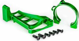Traxxas Motor Mounts Front Rear Set Alu Green