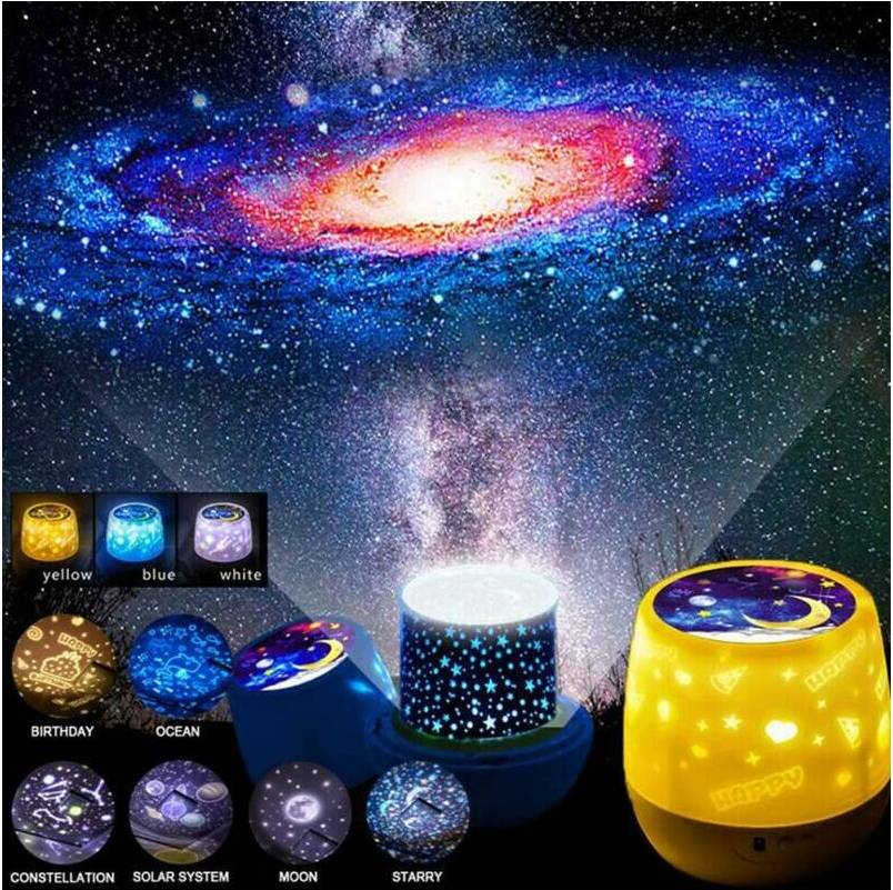 Rotating LED Projector Star Moon Sky