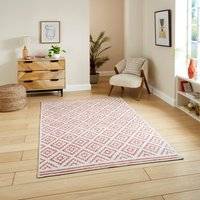 Think Rugs Coral H1058 Digitally Printed Rug Orange