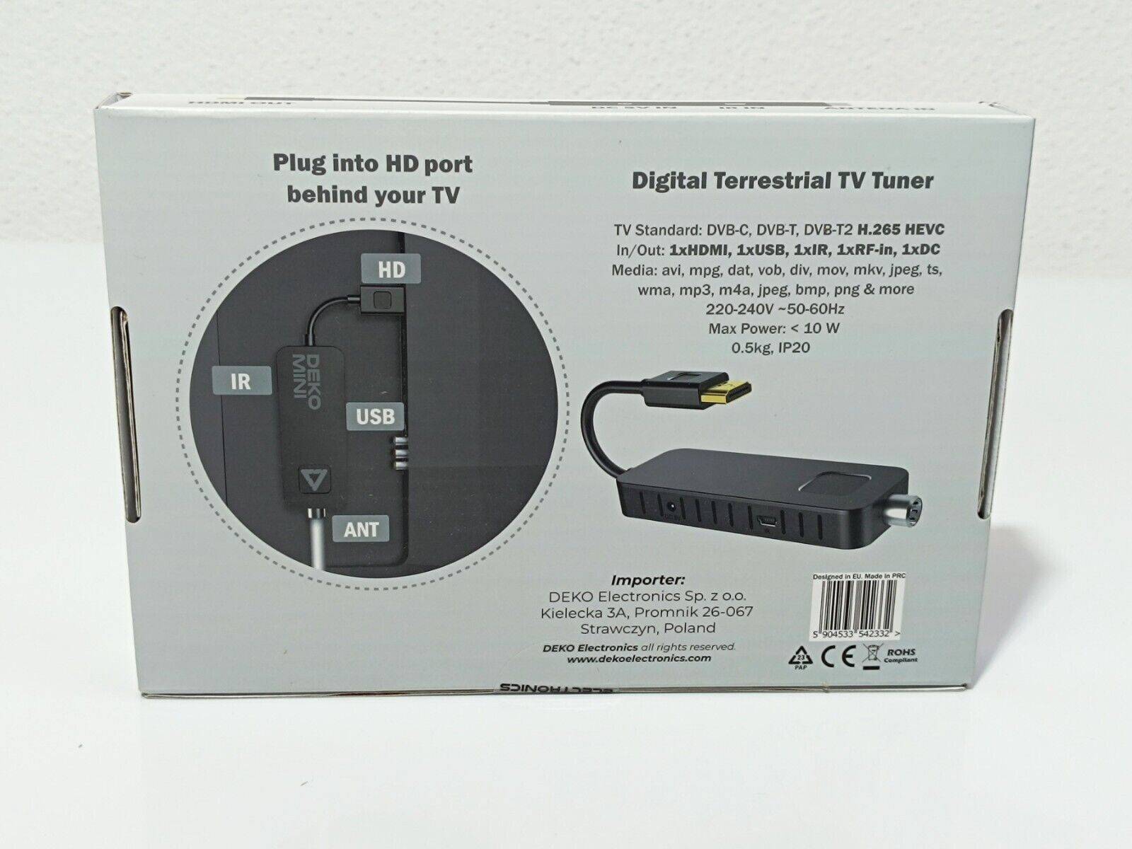 DeKo TV Mini Stick Decoder Digitale Terrestre 2025