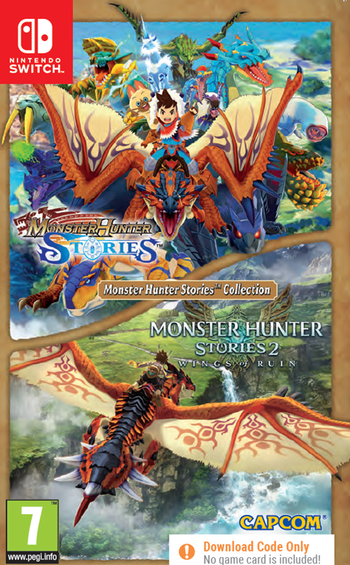 Monster Hunter Stories Collection Code in a Box Nintendo Switch RPG