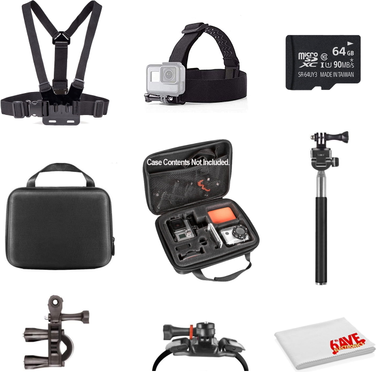 64gb micro sd card Basic Action Camera Accessory Kit Bundle 64GB Micro SD Card