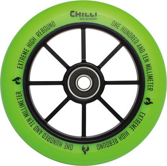 Base Rolle 110mm Grün