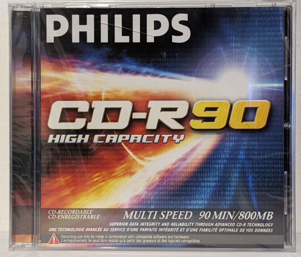CD-R90 High Capacity Blank CDR Data 90min 800MB
