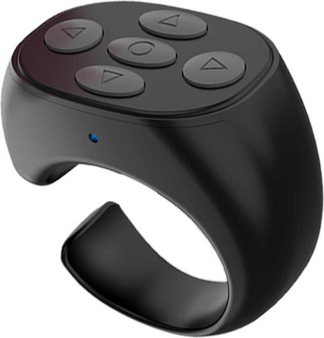 Dechoicelife Wireless Ring Remote Control Portable Blueto-oth-compatible MobilePhone Self-timer Camera Stick Shutter Release Phone Controller