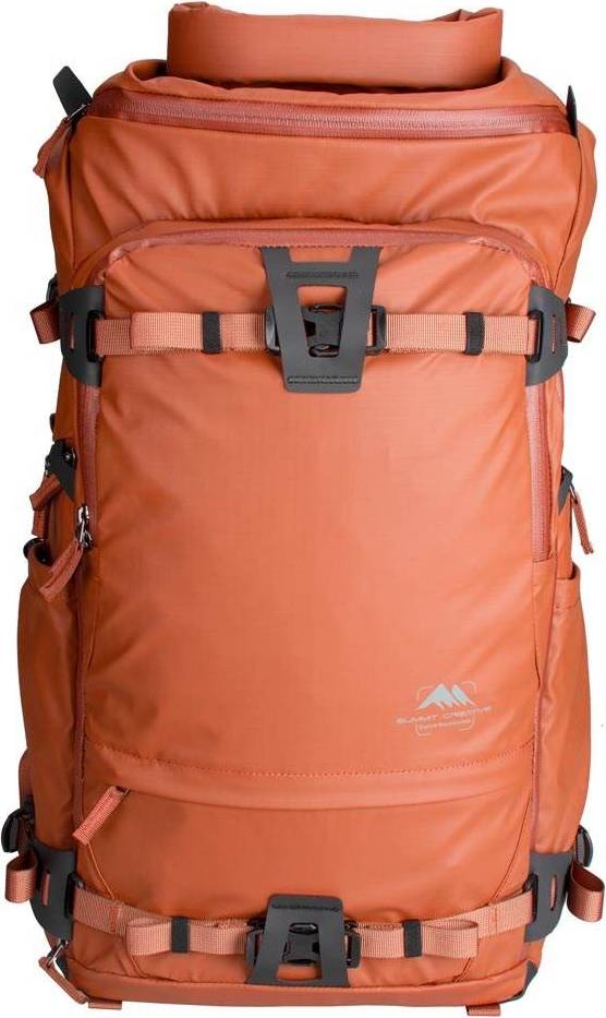 Creative Large Rolltop Camera Backpack 40L Orange