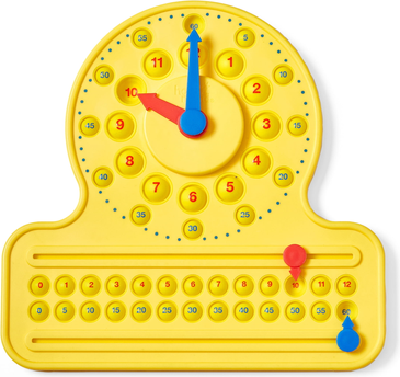 Hand2mind NumberLine Clock Sensory Bubble Popper