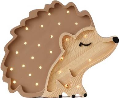 Kids Handmade LED Lamp Hedgehog Timer