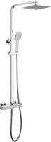 Aquarius RainLux Eco Square Adjustable Exposed Bar Shower System