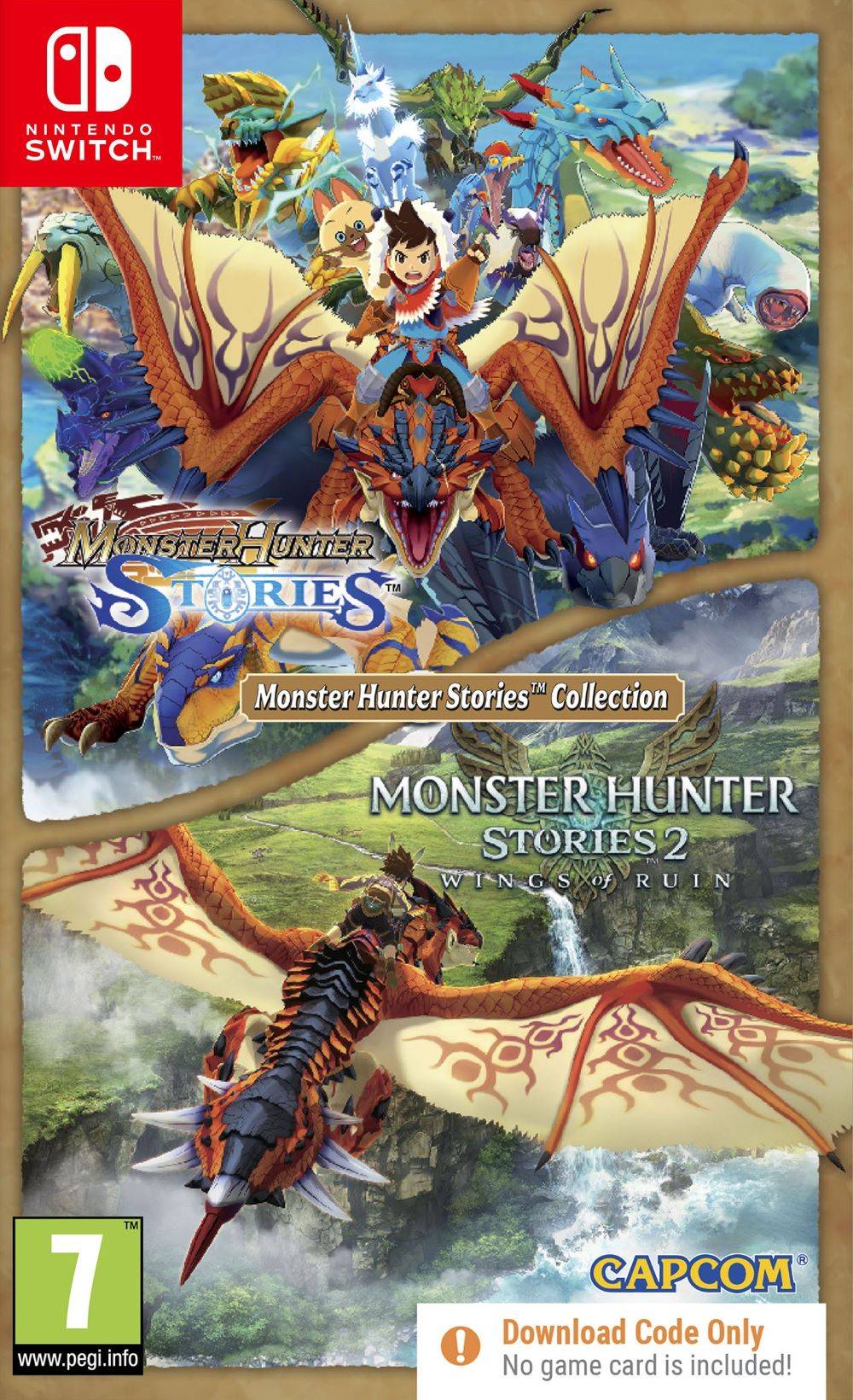 Monster Hunter Stories Collection Code in a Box Nintendo Switch