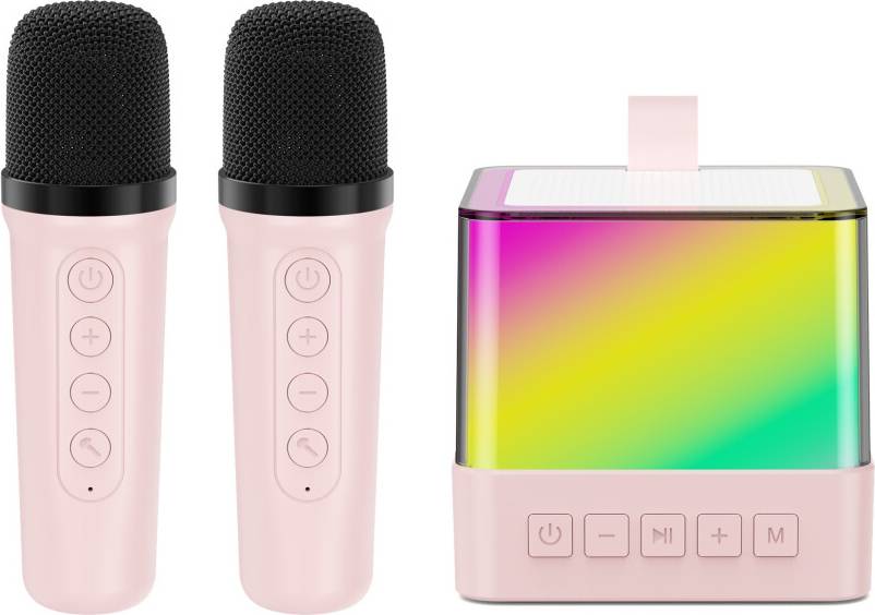 Mini Karaoke Machine Portable Bluetooth Speaker Set