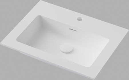 Solid surface håndvask INR Smooth Solid Surface Handvask