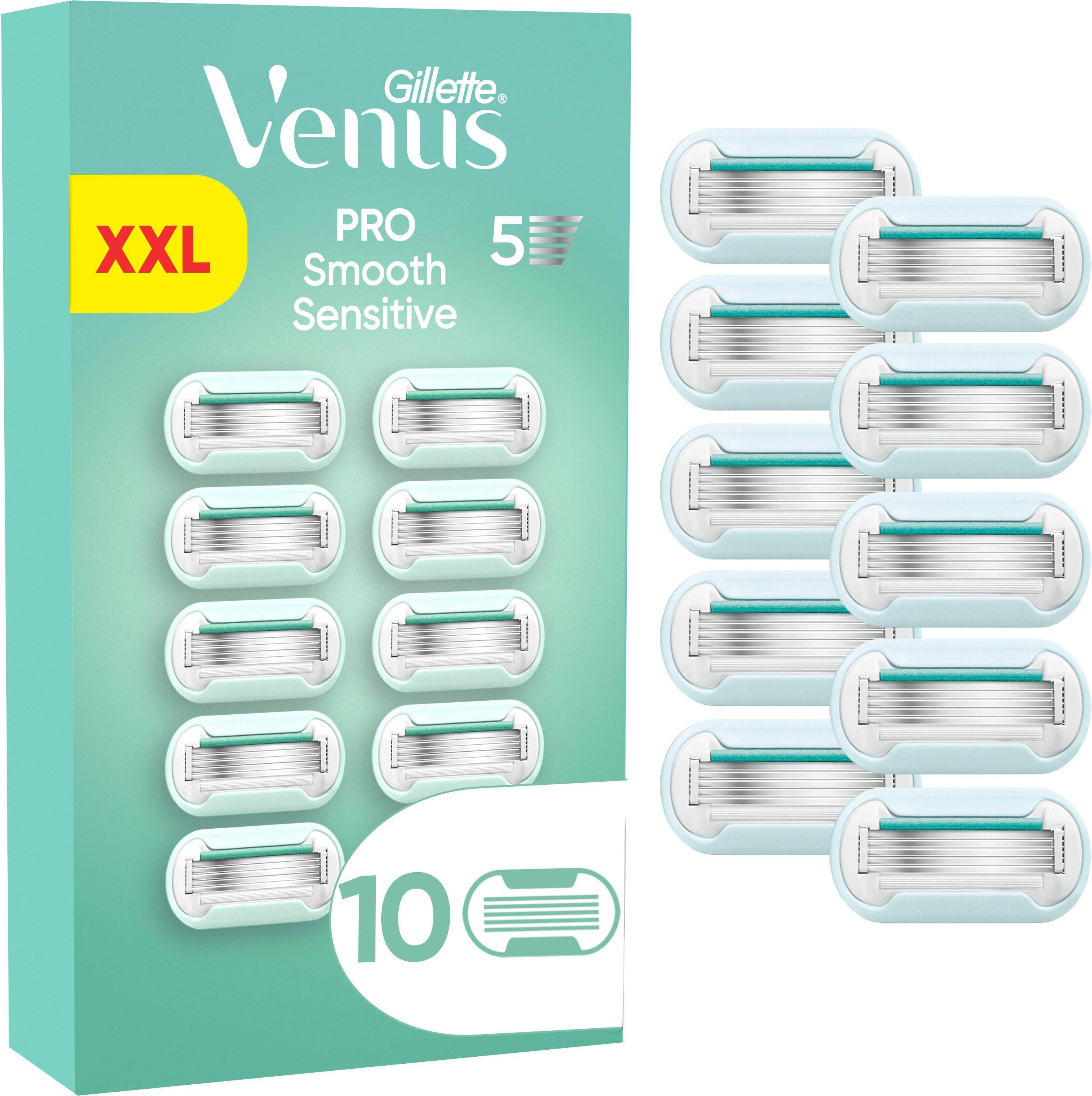 Venus Gillette Pro Smooth Sensitive Rakblad 10 pcs