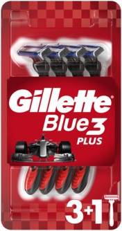 Gillette Blue3 Plus Disposable Razors 4 Pieces