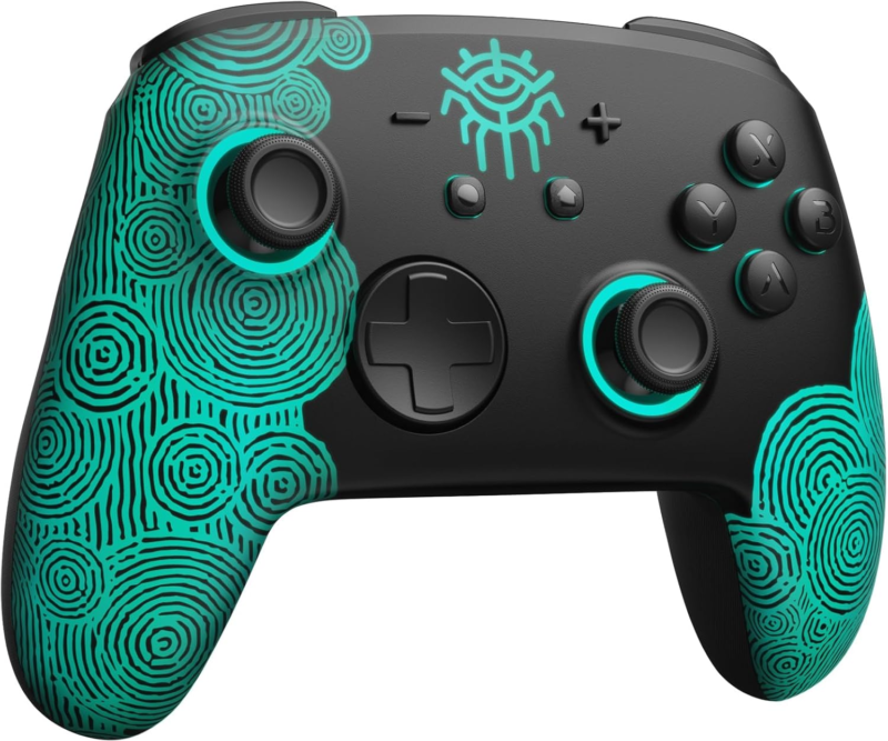 Enhomee Switch Pro Controller Compatible With OLED Lite Wireless Controller Black
