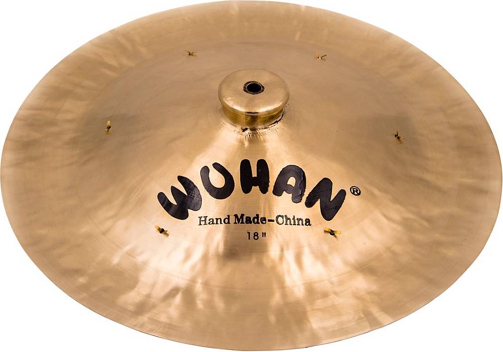 China Cymbal With Rivets 18 In