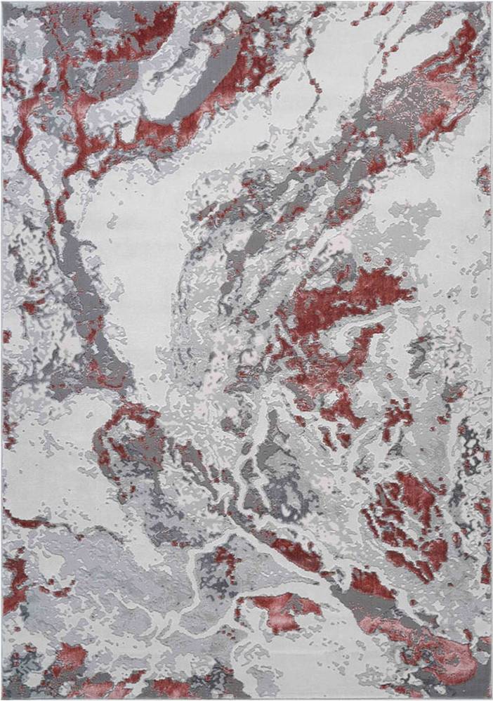 Modern Emperor Thick Area Rug - Pink