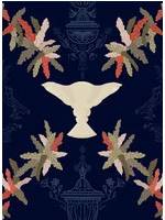 Coordonné Tapete Neo-Rococo Navy
