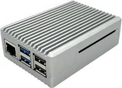 Gehäuse pc BerryBase Full Armor Gehäuse für Raspberry Pi 5 silber