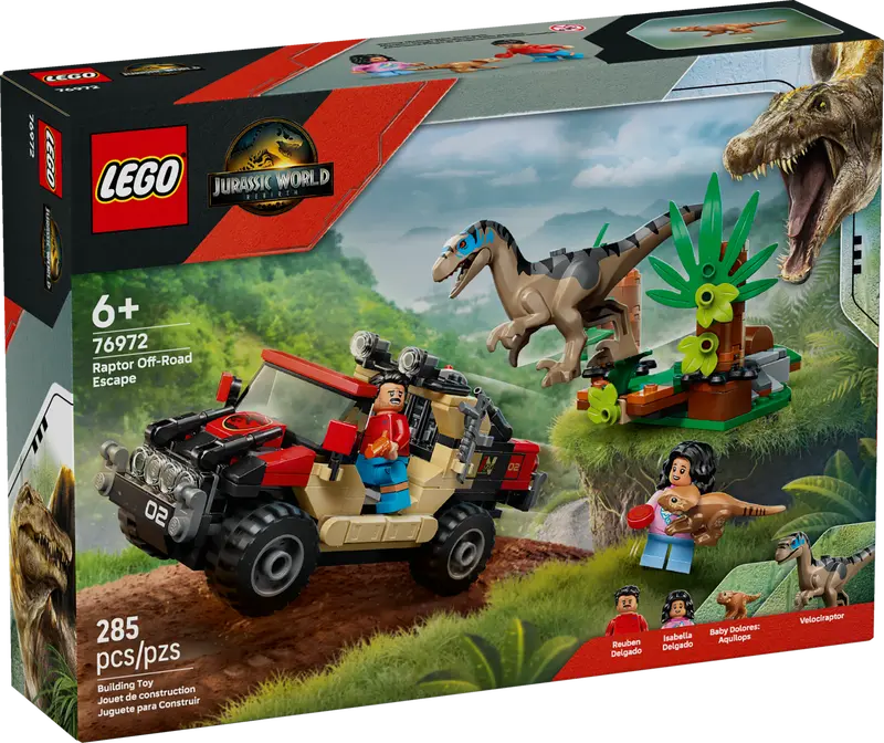 LEGO Jurassic World Raptor Off-Road Escape Set 76972