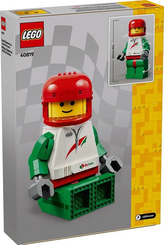 LEGO Up-Scaled Racing Driver Minifigure