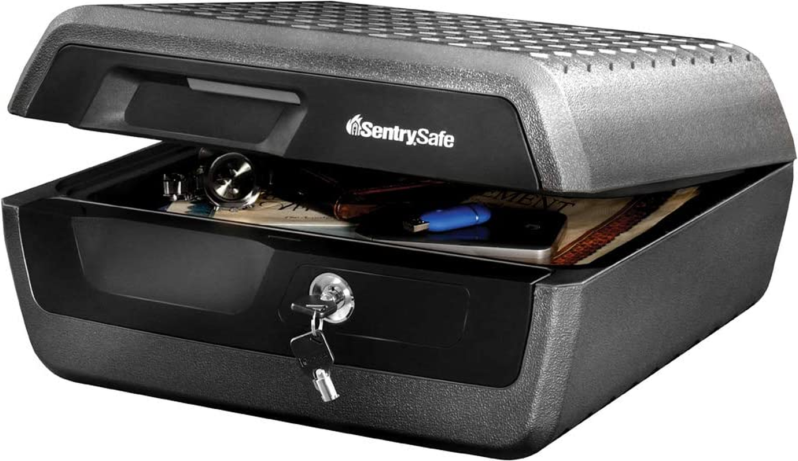 Fireproof and waterproof safes INC Fireproof And Waterproof Safe Box With Key Lock