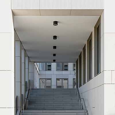 Bega Graphite 3000K Ceiling Flush Light