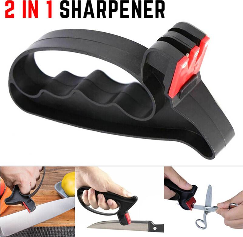Dechoicelife 2 In 1 Professional Handheld Sharpener