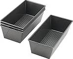 10 inch cake tin 4pcs 10 Inch Rectangular Bread Pans Cake Pan