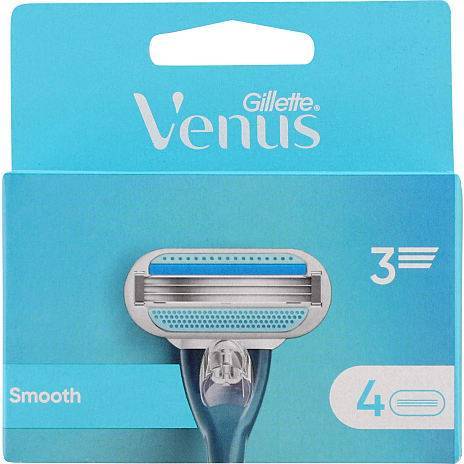 Gillette Venus Smooth Razor Blades 4 pcs