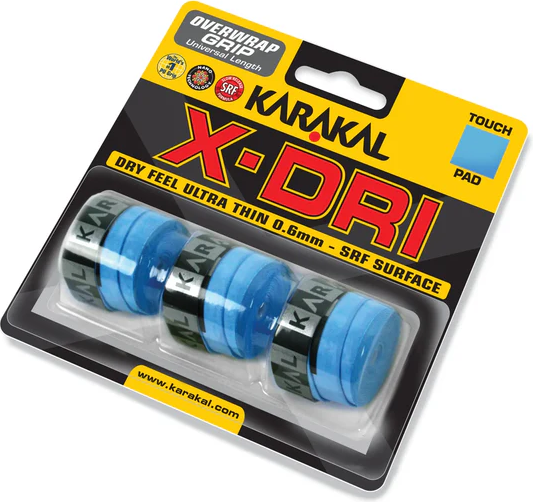 X-DRI Overwrap Super Soft Ultra Thin Racket Grip 3x