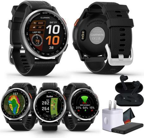 Garmin golf watch Garmin Approach S44 Silicone GPS Golf Smart Watch Bundle