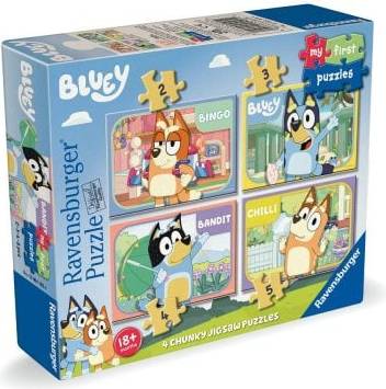 Ravensburger Bluey My First Puzzles 4 In A Box