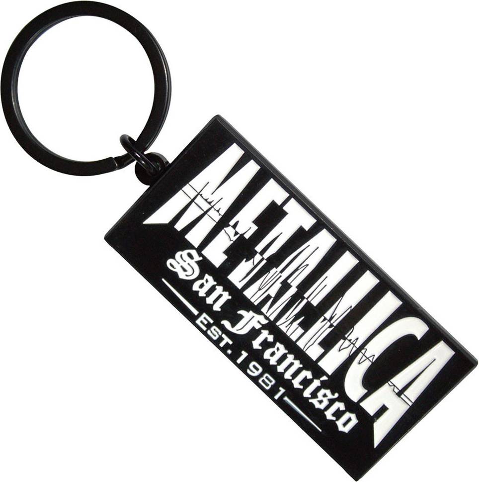Metallica Quake Band Logo Keyring Keychain - One Size