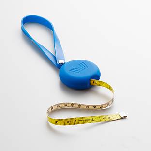 Measuring tape The Container Store Retractable Measuring Blue Measurement Tape