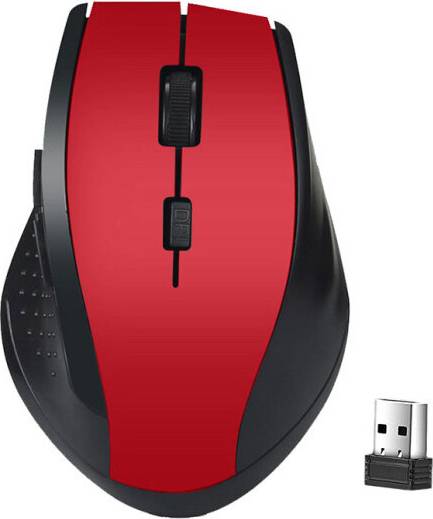 Maxpower Red 2.4GHz Wireless Optical Mouse