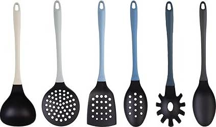 Kitchen Utensils Set Nylon Blue