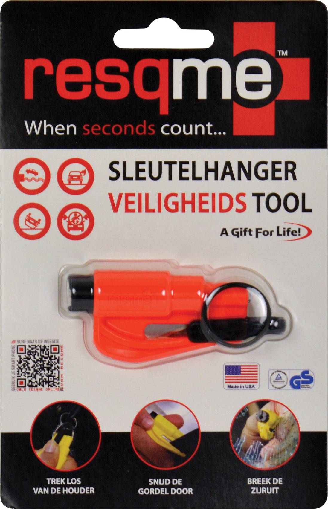 Lifehammer Rettungstool Safety Tool Selekniv - Rudehammer
