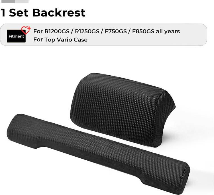 Maxpower Vario Topcase Backrest - For BMW R1250GS/F850GS/F750GS LC/R