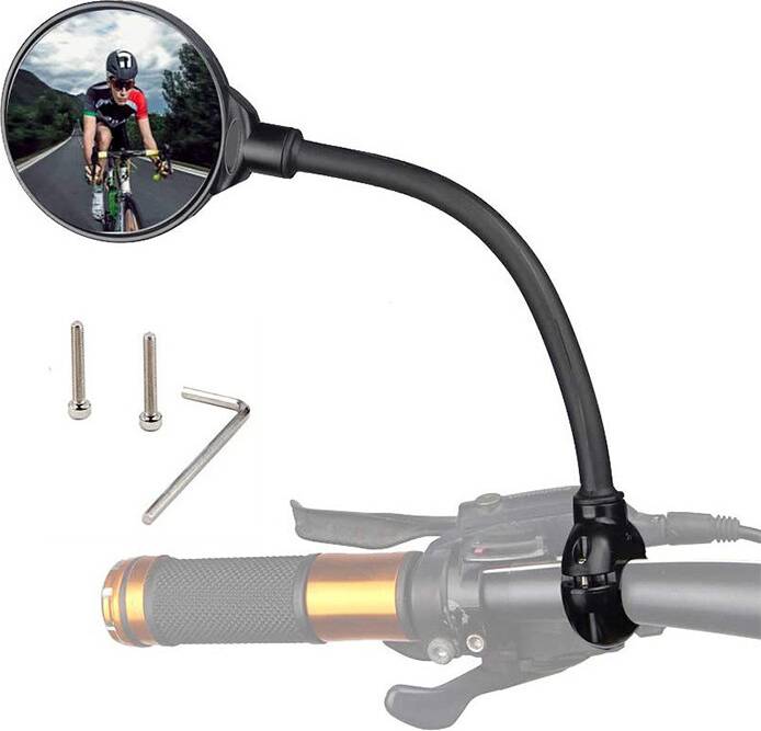 LimbO Bicycle Wide Angle Rear View Safe Mirrors 2pcs