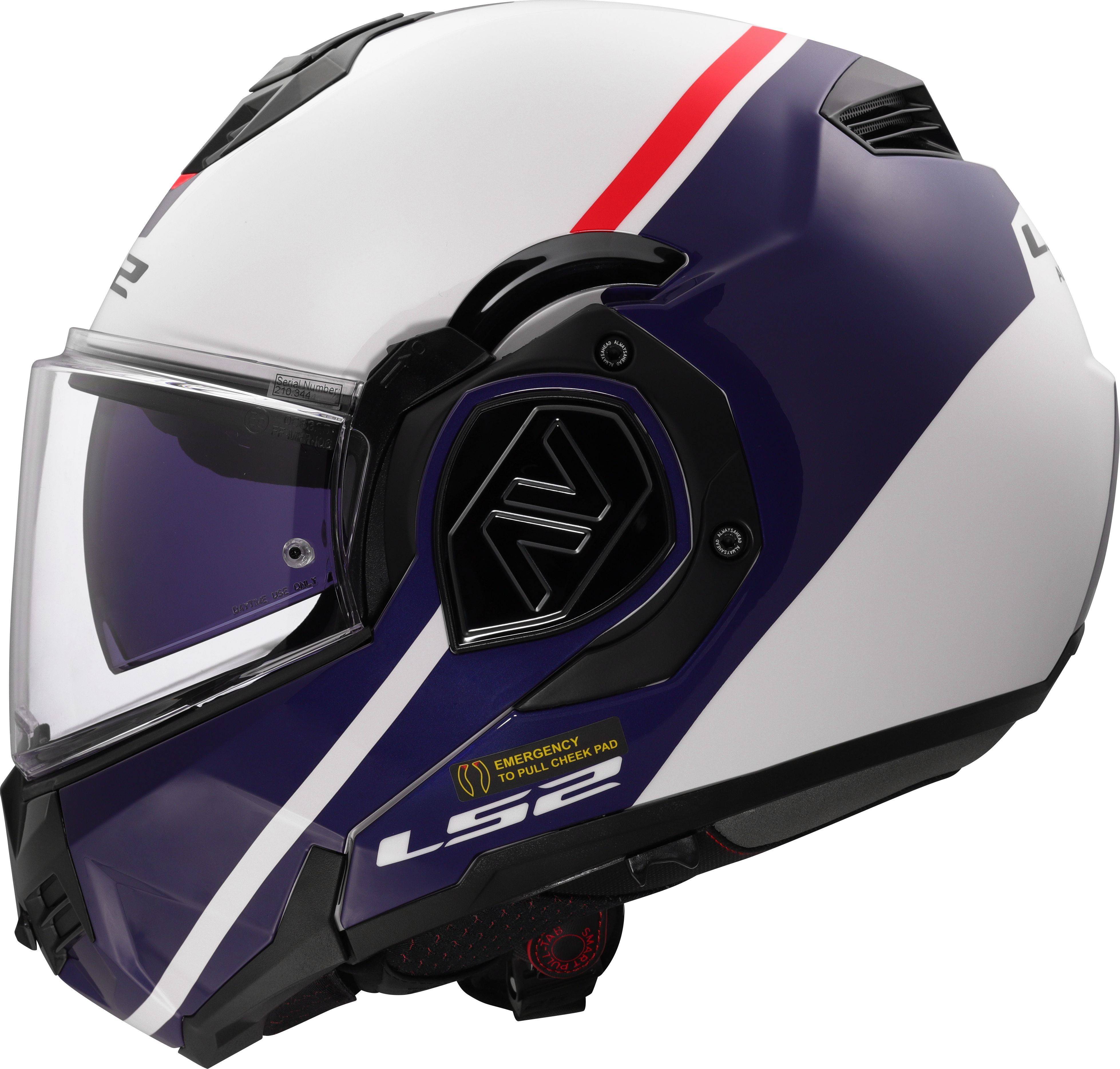 Ls2 advant LS2 Advant Modular Helmet - White/Blue