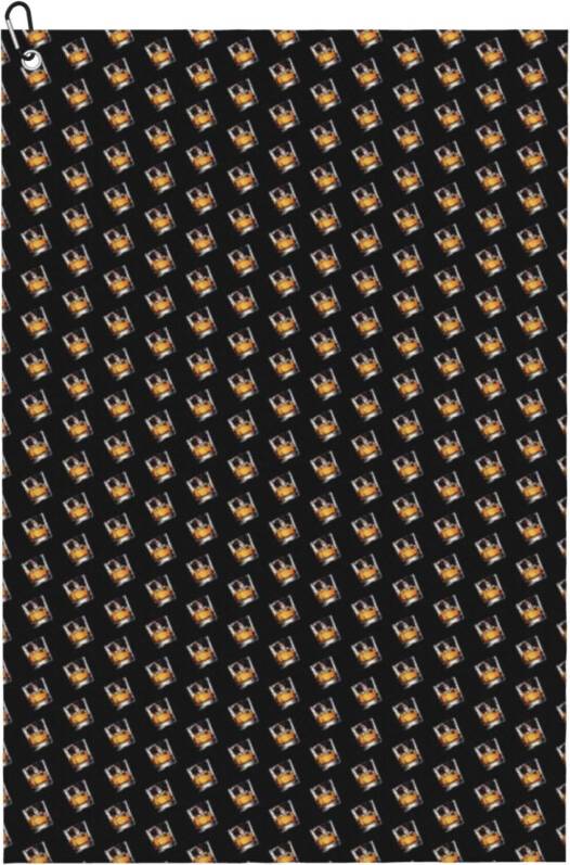 WHIBOS Whisky On The Rocks Golf Towel
