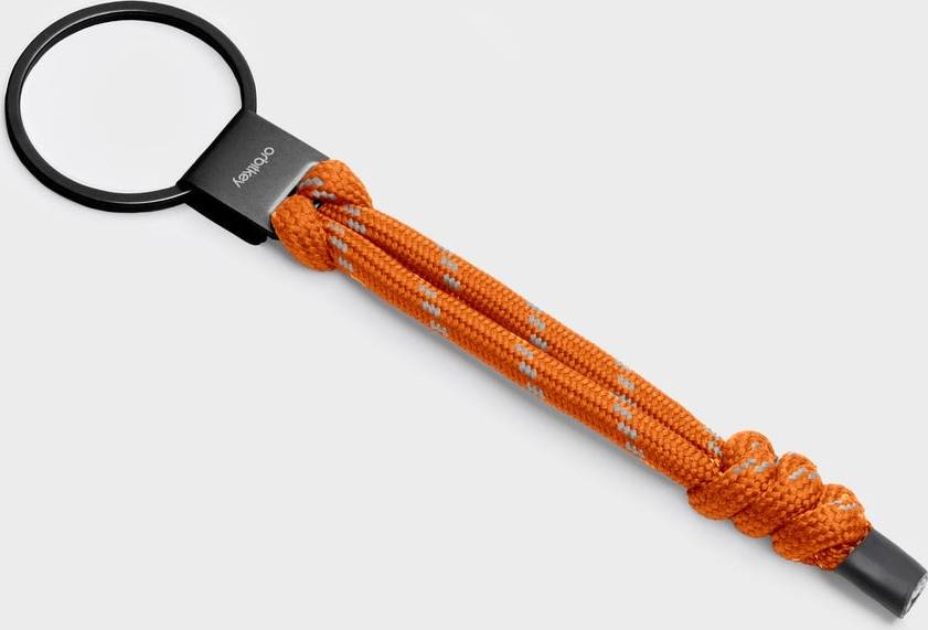 orbitkey Loop Keychain Tangerine