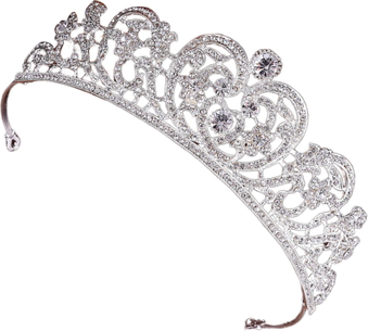 Bridal Hair Accessory Piece For Wedding Rhinestone Crown