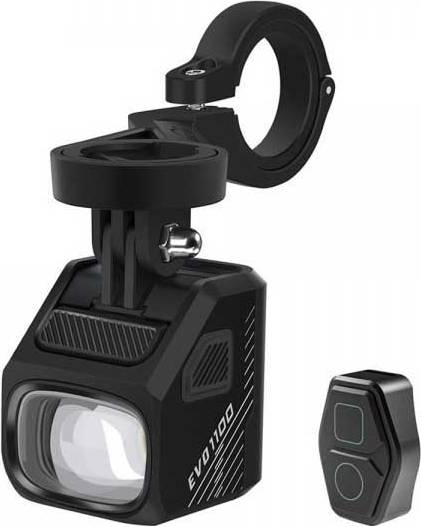 EVO 1100 Forlygte Sort Remote