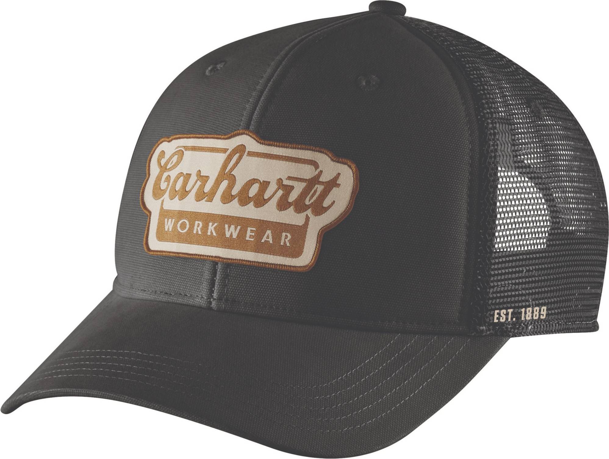 Carhartt Rugged Flex Twill Mesh-Back Script Patch Cap - Black