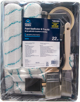 Project Source 22-Piece Microfiber Kit LWS022 Paint Roller Set
